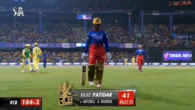 M68: RCB vs CSK – Rajat Patidar Wicket