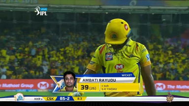 M05: CSK vs KKR – Ambati Rayudu Wicket