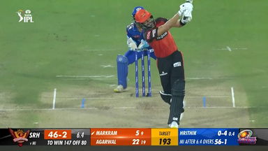 M25: SRH vs MI – Aiden Markram Six
