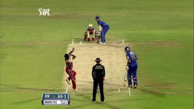 Match 18 RCB vs RR – Rahane's 3rd Six