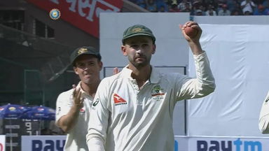 Outstanding Nathan Lyon claims 8 wickets on Day 1