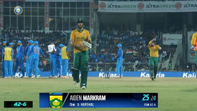 IND vs SA 2022, 1ST T20I: Aiden Markram  Wicket