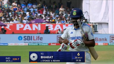 IND vs ENG 2024, 2ND Test: Srikar Bharat Wicket