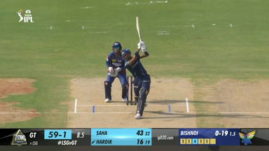 M30: LSG vs GT –  Hardik Pandya  Six