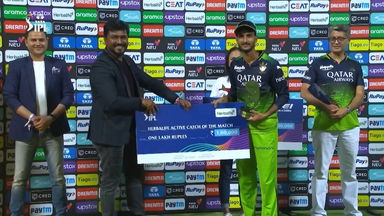 M32: RCB vs RR – Herbalife Active Catch of the Match – Shahbaz Ahmed