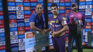 M30: RPS vs KKR  – FBB Stylish player of the day – Gautam Gambhir