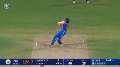 IND vs ENG 2025, 2nd T20I: Tilak Varma Six