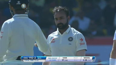 IND vs ENG 2016,  1st Test : ENG 2nd Innings Fall of Wickets
