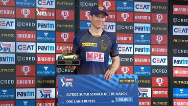 M16: DC vs KKR – Altroz Super Striker of the Match – Eoin Morgan