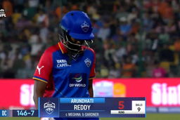 M10 - GG vs DC: Arundhati Reddy Wicket