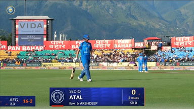 IND vs AFG 2026, 1st ODI: Sediqullah Atal Wicket