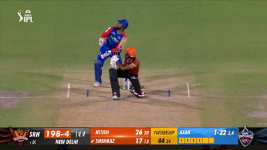 M35: DC vs SRH – Shahbaz Ahmed Six