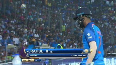 IND vs ENG 2017, 1st ODI : Lokesh Rahul Wicket
