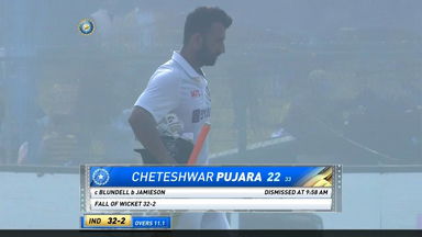 IND vs NZ 2021, 1st Test, Day 4: Cheteshwar Pujara Wicket