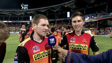 M60: RCB vs SRH – Kane Williamson, Eoin Morgan & Trent Boult Interview