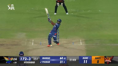 M58: SRH vs LSG –  Nicholas Pooran  Six