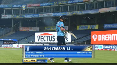 IND vs ENG 2021, 1st ODI : Sam Curran Wicket