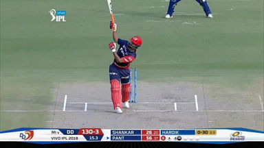 M55: DD vs MI – Rishabh Pant Six