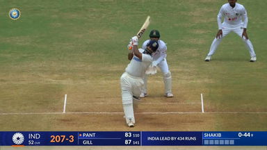 IND vs BAN 2024, 1ST Test: Rishabh Pant Six