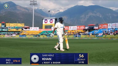 IND vs ENG 2024, 5TH Test: Sarfaraz Khan Wicket