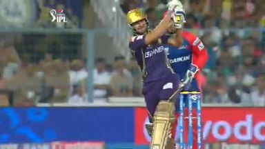 M42: KKR vs DD – Manish Pandey Six