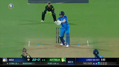IND-W vs AUS-W 2022, 1ST T20I: Shafali Verma Six