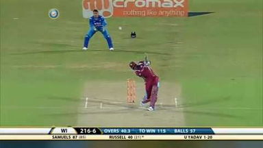4TH ODI: IND vs WI – Andre Russell Six