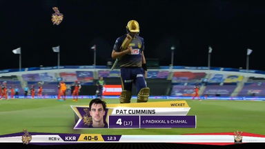 M39: KKR vs RCB – Pat Cummins Wicket