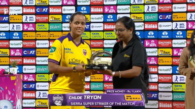 Sierra Super Striker of the Match: Match 8, Mumbai Indians vs UP Warriorz, WPL 2026: Chloe Tryon