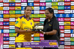 Sierra Super Striker of the Match: Match 8, Mumbai Indians vs UP Warriorz, WPL 2026: Chloe Tryon