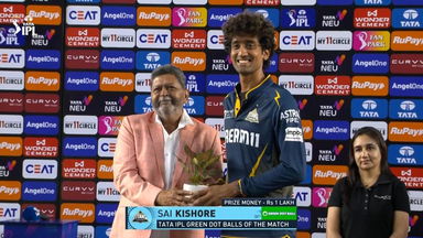 IPL 2025 M05: GT vs PBKS - TATA IPL Green Dot Balls of the Match - Sai Kishore