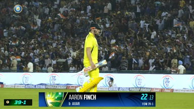 IND vs AUS 2022, 1ST T20I: Aaron Finch Wicket