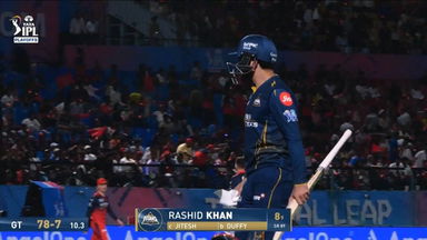 IPL 2026 Q1: RCB vs GT - Rashid Khan Wicket