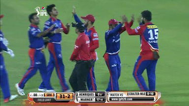 M45: DD vs SRH – David Warner Wicket