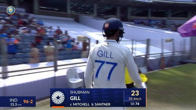 IND vs NZ 2024, 2nd Test: Shubman Gill Wicket