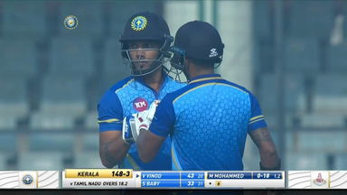 6, 6, 6: Vishnu Vinod takes on M Mohammed