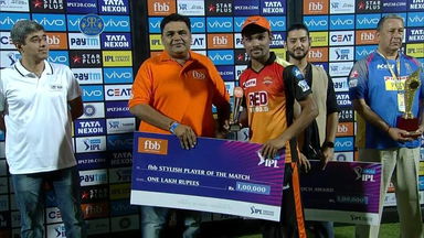 M28: RR vs SRH – fbb Stylish player of the match – Sandeep Sharma
