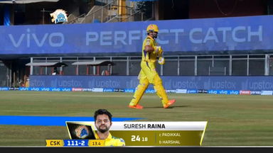 M19: CSK vs RCB – Suresh Raina Wicket