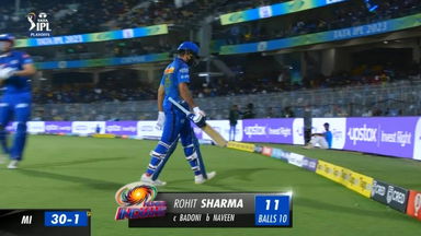 Eliminator: LSG vs MI – Rohit Sharma Wicket