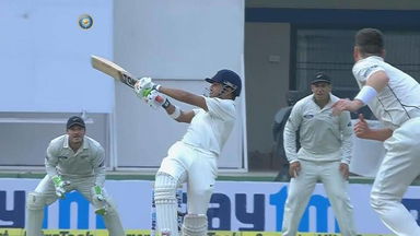 India vs NZ 2016, 3rd Test day 1: Gautam Gambhir six