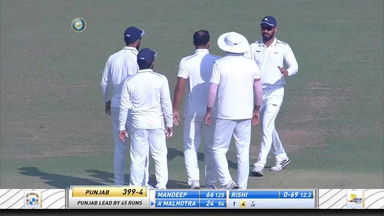 Ranji Trophy 2021-22, Punjab v Himachal Pradesh: Punjab, 1st Innings Fall of Wickets