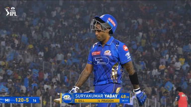 IPL 2025 M09: GT vs MI - Suryakumar Yadav Wicket