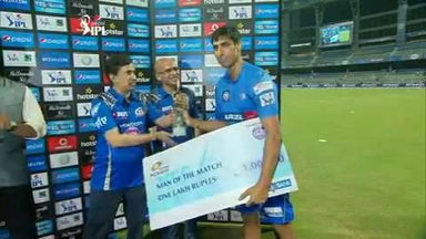 M12: MI vs CSK – Man Of The Match – Ashish Nehra