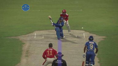 M7: RR vs KXIP –  Abhishek Nayar Wicket