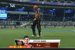 M44: SRH vs CSK – Priyam Garg Wicket