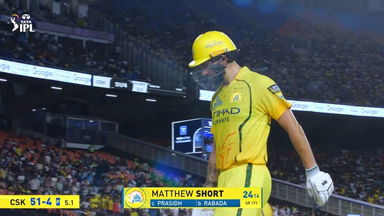 IPL 2026 M66: GT vs CSK - Matthew Short Wicket