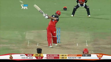 M51: RCB vs SRH – Moeen Ali Six