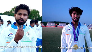 Soaking in golden glory with Shreyas Iyer & Tilak Varma