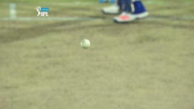M43: MI vs KXIP – Kieron Pollard Wicket