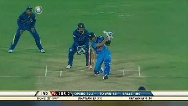 3RD ODI: IND vs SL – Virat Kohli Six